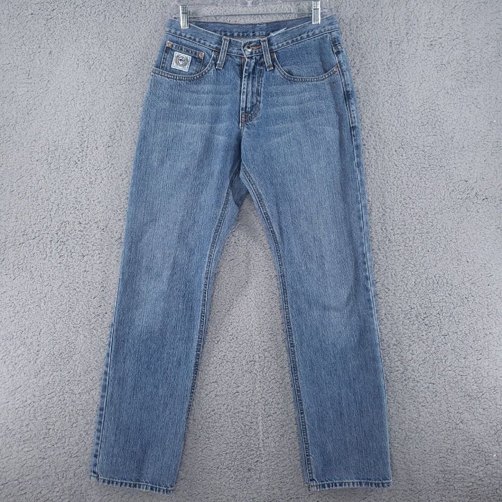🚫SOLD🚫Cinch Ian White Label Western Whiskered Faded Boot Cut Jeans Mens Size